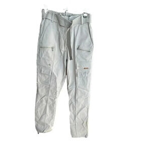 MANIERE DE VOiR Women Belted Zipper Pocket Cargo Pant Size 6